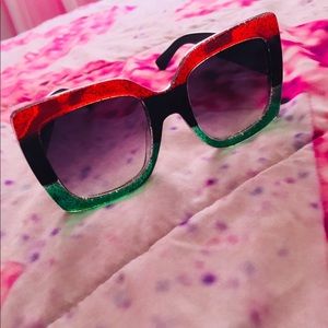 Red, green and black Shades 🕶✨